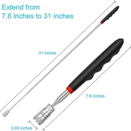srikrishna MAGNETIC PICKUP TOOL - LED LIGHT TELESCOPING HANDLE PICK UP MAGNET Magnetic Pickup Tool image 4