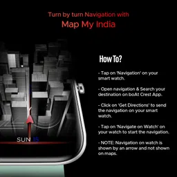 boAt Storm call 3 w/TBT Navigation,Watch Face Studio,1.83''(4.6 cm)HD Display,QR Tray Smartwatch image 2