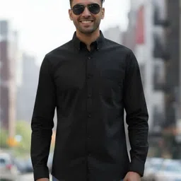 grt Men Regular Fit Solid Wingtip Collar Formal Shirt-picture-34