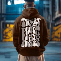 veirdo Men Full Sleeve Graphic Print Hooded Sweatshirt image 4