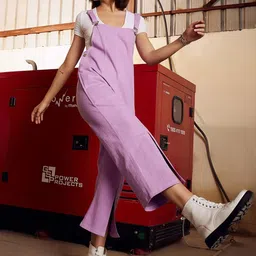 athena Women Purple Dungaree image 5