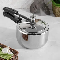 vinod Platinum Straight Triply Stainless Steel Inner Lid 2 L Induction Bottom Pressure Cooker image 5