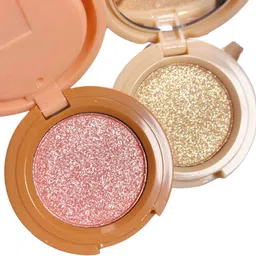 love huda Long Lasting 3in1 Multi Purpose Baked Blusher Highlighter Eyes & Cheeks Makeup image 4