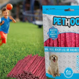 pet hood Dog Chew Mutton Flavor Stick 450 g + 450 g(Pack of 2), Stick for Dogs, Dog Stick Mutton Dog Chew image 2