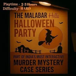 Murder Mystery Game – Case #5 The Malabar Hills Halloween Party | Solve a Halloween Party Murder | Immersive Detective Kit | Detective Crime Game | Screen-Free Enjoyment & Night Fun (1) image 3