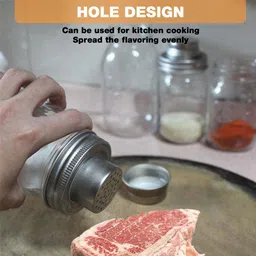 serplex Mini Mason Jar Spice Shaker Lids Sugar Shaker 250 gm image 4