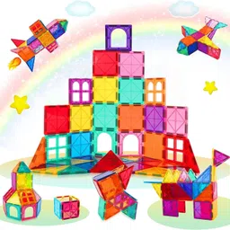 toyden GEL TILES Magplay Classic Solid Color 16 Pcs Magnetic Tiles Starter Pack-picture-18