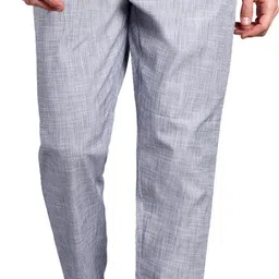 minjar Regular Fit Cotton Blend Woven Casual Pyjama with Dual Pockets & Soft Waistband Men Pyjama-picture-16