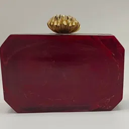 nsh Party Maroon Clutch image 2