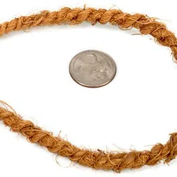 mj traders Coconut Coir Rope for Home Garden, Pooja & Craft Strong Handcrafted Rope Brown image 4
