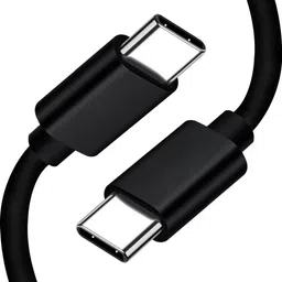 MAK USB Type C Cable 3 A 1 m 25W Super Fast Charging PD Type C to Type C Cable With Cable Protector image 1