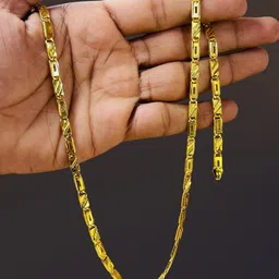 rkb sales 1gm gold plated High Quality chain for men Gold-plated Plated Alloy Chain-picture-25