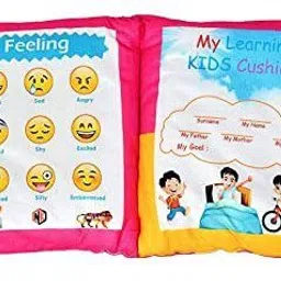 bhvmey Learning Library Children Educational Printed Foam Alphanumeric Baby Pillow image 4