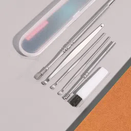 froxy carts Ear Wax Cleaner Reusable Ear Cleaner Tool Set With Earpick image 2