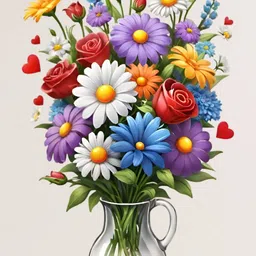 approach decor 60 cm 3D Multiclor Flower Wall Sticker zand Wallpaper For Bedroom Living Room Self Adhesive Sticker-picture-23