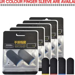 rilicon Gaming Finger Sleeves for PUBG, BGMI & Free Fire – Sweatproof, Non-Slip– Finger Sleeve image 4