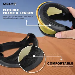 tn creation Motorcycle Riding Eyewear Helmet Goggles UV Protective For Cycling Bike Riding image 4