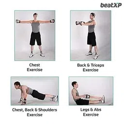 generic Adjustable Multi-Function Chest Expander | 5 Rubber Tubes Muscle Pulling Exerciser for Home Gym & Strength Training image 5