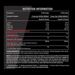 bigmuscles nutrition Freak Pre-workout 30 Servings BCAA image 5