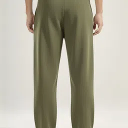 dockstreet Men Striped Olive Track Pants image 4