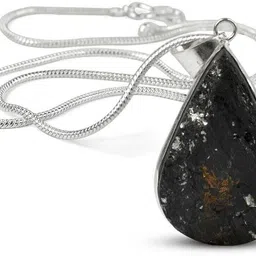 reiki crystal products Natural Black Tourmaline Drop Shape Pendant Locket with Metal Chain for Unisex Tourmaline, Agate Crystal Pendant-picture-10