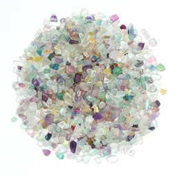 treemaison coronating homes Florite Crystal Chips (500gm) Natural Gemstone for Home Decor Regular Asymmetrical Crystal Pebbles-picture-48