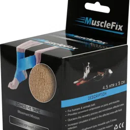 musclefix Self-Adhesive Veterinary Cohesive Elastic Bandage Wrap for Humans & Pet Knee Support image 5