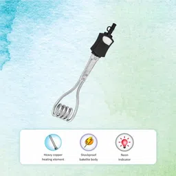 esscage 2000w Shockproof Advanced Technology Electric Water Heater Immersion Rod 2000 W Shock Proof Immersion Heater Rod image 2