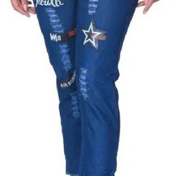 stylokat Women Jogger Fit Mid Rise Blue Jeans-picture-10