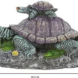 symkard Aquarium Turtle Toy Underwater Landscape For Fish Tank Decoration Ornament Laterite Unplanted Substrate image 3