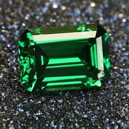 apsloose 11.25 Ratti 10.55 Crt Astrologer Certified Zambian Emerald/Panna Earth Stone Emerald Stone image 3
