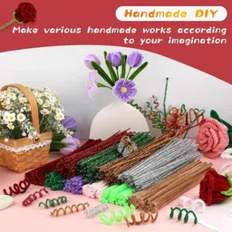 geek arts Pipe Cleaner 100 Pcs for Hobby Crafts, Scrapbooking, DIY Accessory image 3