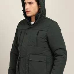 okane Men Solid Biker/Riding Jacket image 4