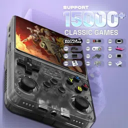 Confiavel Retro Handheld Game Console, R36S with 3.5" IPS Screen, Linux System, Gaming & Entertainment Device 64 GB with 15000+Games image 2