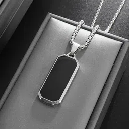 zebisco Men Pendant | Pendant For Men | Men Locket | Locket For Men Rhodium Alloy Silver Stainless Steel, Steel, Sterling Silver Locket-picture-13