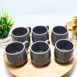 hoshita Pack of 6 Ceramic Pack of 6 Ceramic, Bone China Round Premium Quality Luxurious Designer Cup-picture-18
