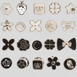 VOIISH Pearl Brooch Buttons for Women Fancy Button Pins Women Shirt Safety Brooch Brooch image 1