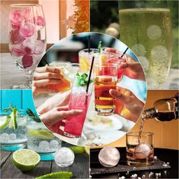 ugam store Multicolor Plastic Ice Ball Tray image 3