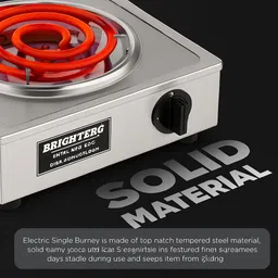 brightberg Butterfly Electric Induction Cooktop G-Coil Hot plate 100% Steel Boby 1500 Wat Electric Cooking Heater image 4