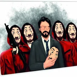 Galaxsia Money Heist D3 Vinyl Laptop Skin/Sticker/Cover/Decal Compatible vinyl Laptop Decal 15.6-picture-12