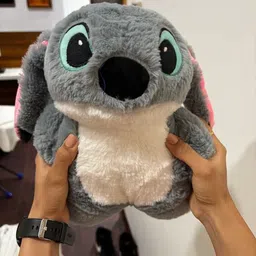 plushora Cute Stitch Teddy Soft Hot Water Bag for Period Cramp Relief - 30 cm image 4