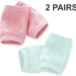 Baby Safety Protector Knee Elbow Pads for Anti-Slip Crawling B-91 Multicolor Baby Knee Pads-image-59