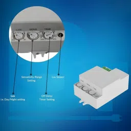 Cartcraze MICROWAVE MOTION SENSOR Sensor for Automatic Lighting Control image 2