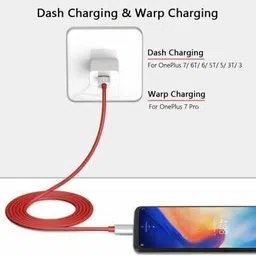 PROWARP USB Type C Cable 6.5 A 1 m OEM 65W-10V/6.5A VOOC/WARP/DASH/DASH/SUPERVOOC/SUPERDART CHARGER image 5