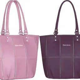 semiize Women Pink, Purple Shoulder Bag-picture-11