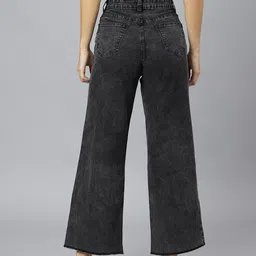 guti Women Flared High Rise Black Jeans image 2