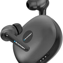 blaupunkt BTW300 Moksha Maxbuds True ANC, 700mAh Battery, Quad AI Mics, Dual Pairing Bluetooth Headset image 1