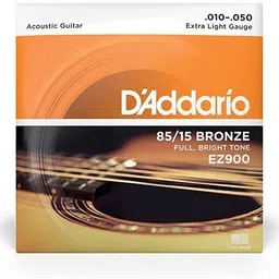 yeen Acoustic EZ900 (0.010 - 0.050) Bronze Extra Light Gauge Acoustic Guitar String-picture-22
