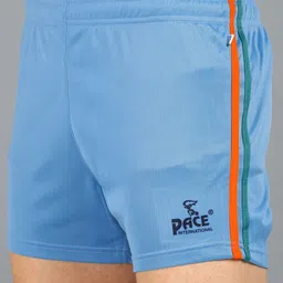 pace international Striped Men Blue Sports Shorts image 4