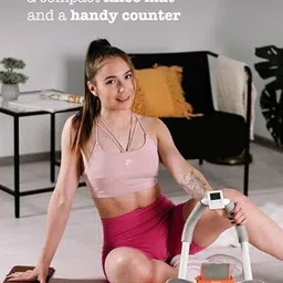 cropdak Roller Wheel Exercise with Elbow Support, Automatic Rebound Abdominal Wheel Ab Exerciser image 3